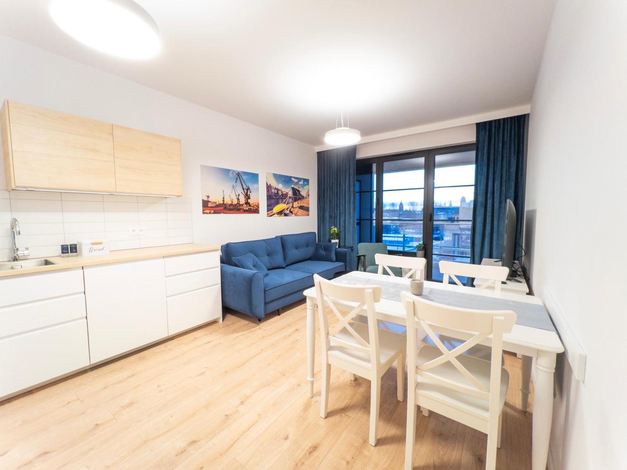 Apartament Z Dwiema Sypialniami + Parking กดัญสก์ ภายนอก รูปภาพ