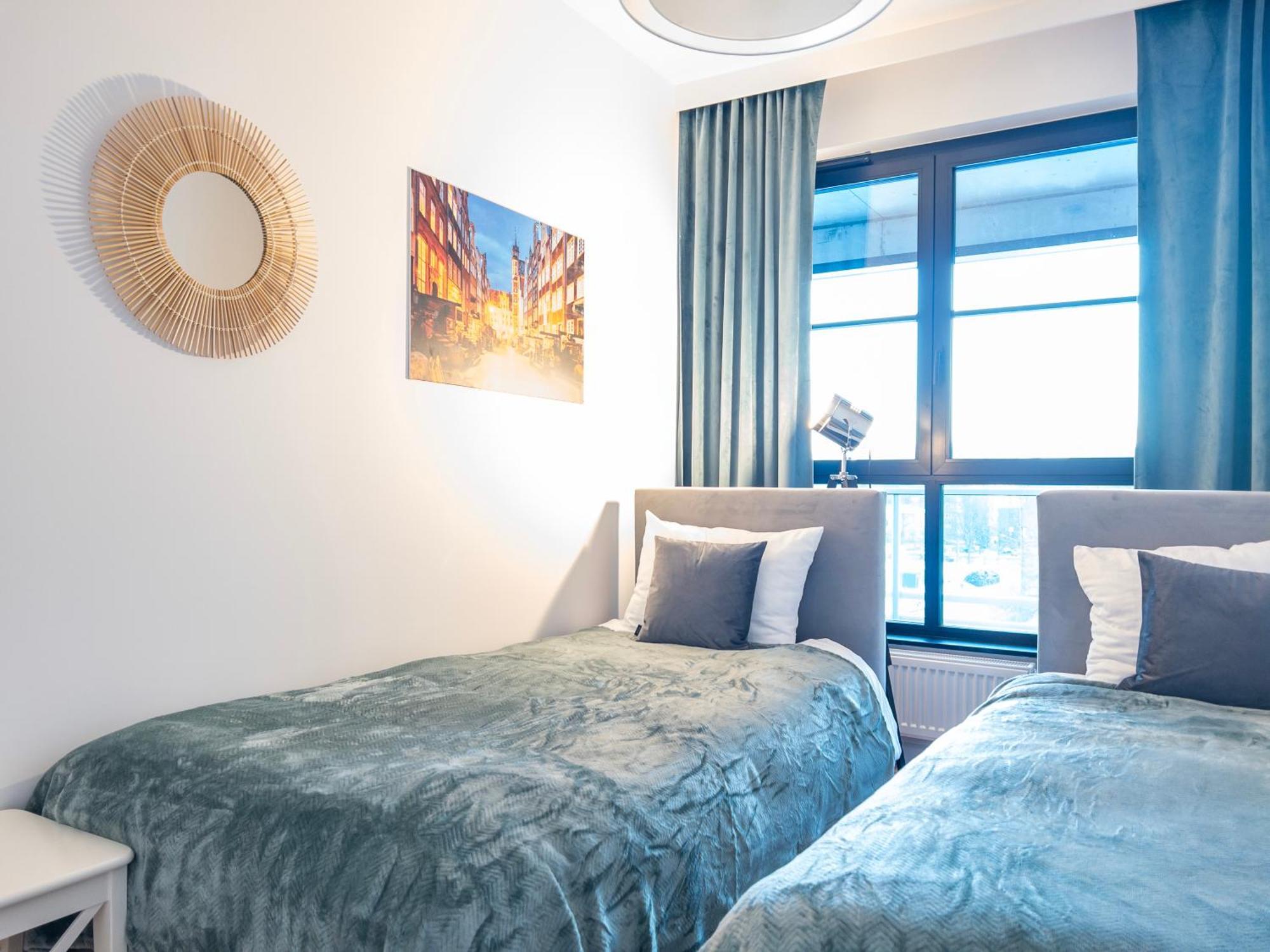 Apartament Z Dwiema Sypialniami + Parking กดัญสก์ ภายนอก รูปภาพ